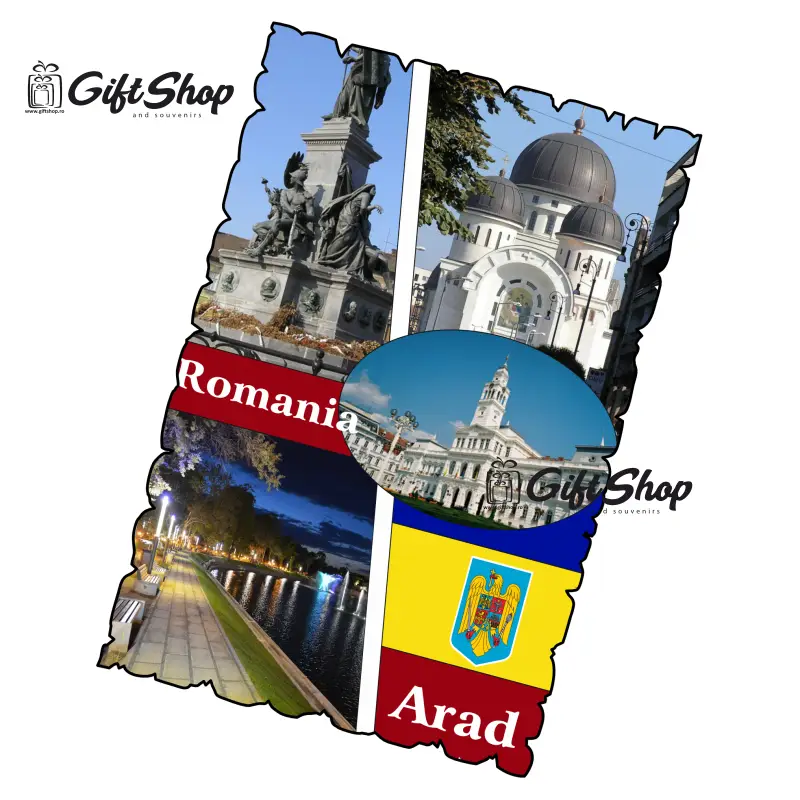 Arad romania, magnet frigider mgs034